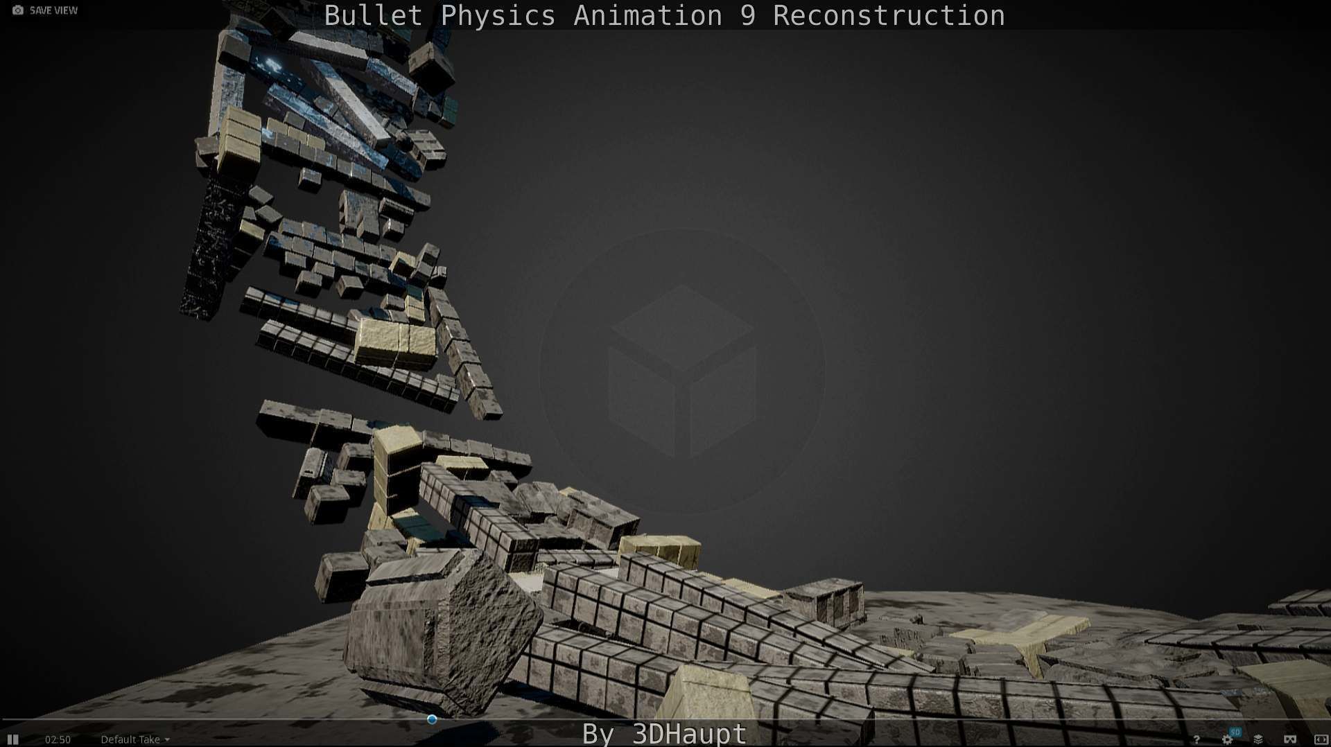 Bullet Physics Animation Reconstruction Free low-poly 3D model_45