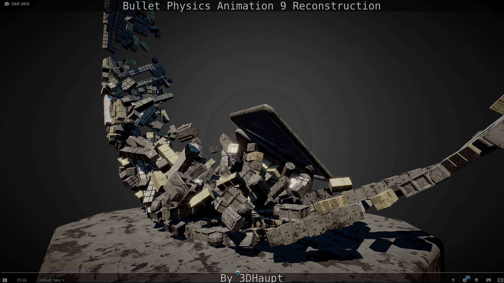 Bullet Physics Animation Reconstruction Free low-poly 3D model_68