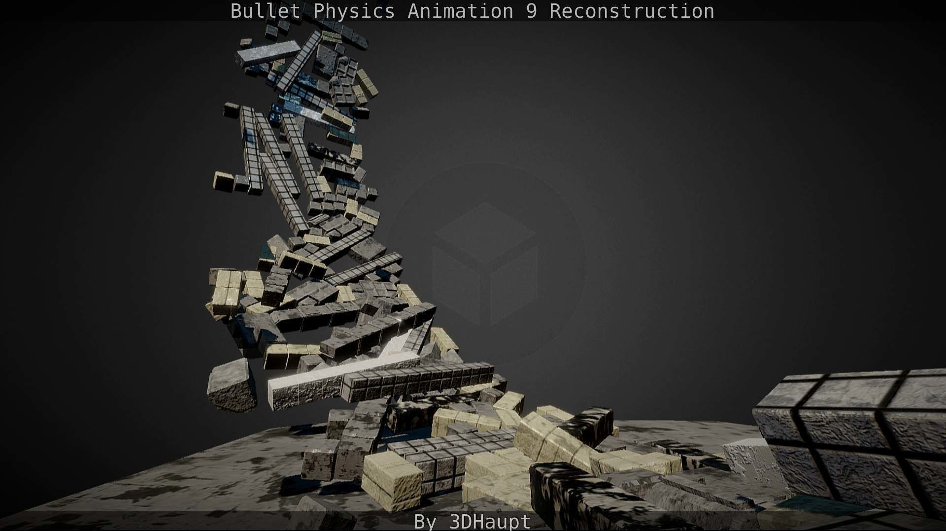 Bullet Physics Animation Reconstruction Free low-poly 3D model_39