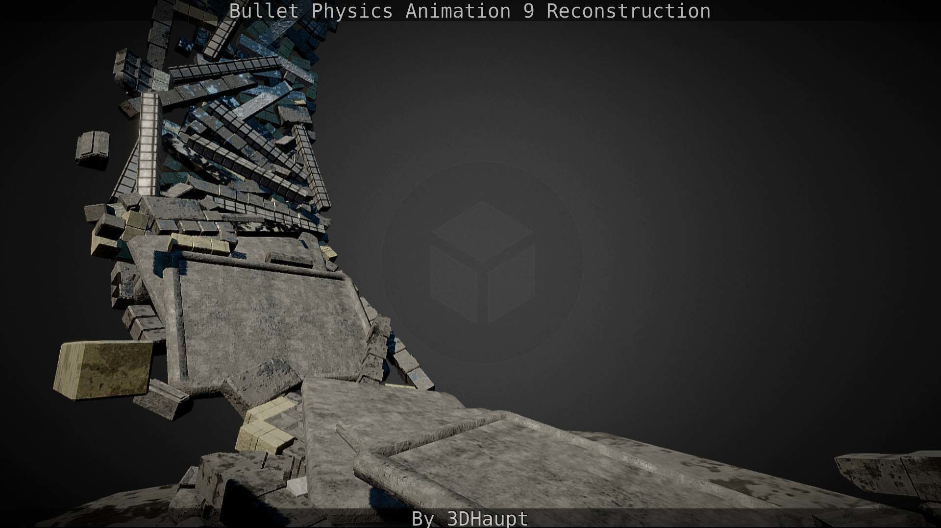 Bullet Physics Animation Reconstruction Free low-poly 3D model_24