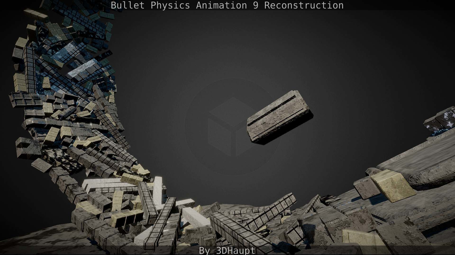 Bullet Physics Animation Reconstruction Free low-poly 3D model_31