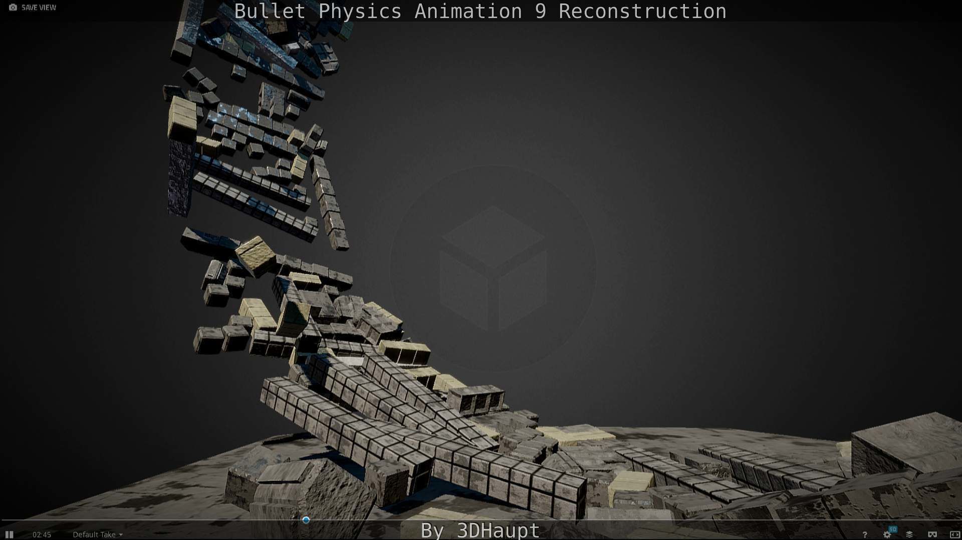 Bullet Physics Animation Reconstruction Free low-poly 3D model_44