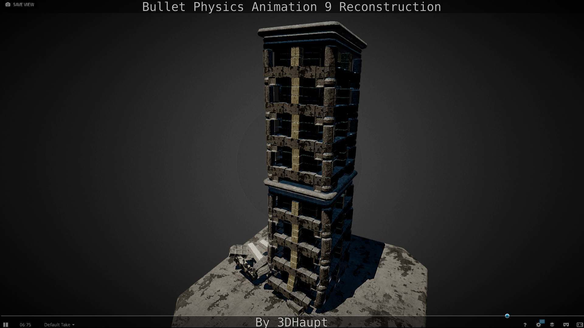 Bullet Physics Animation Reconstruction Free low-poly 3D model_130