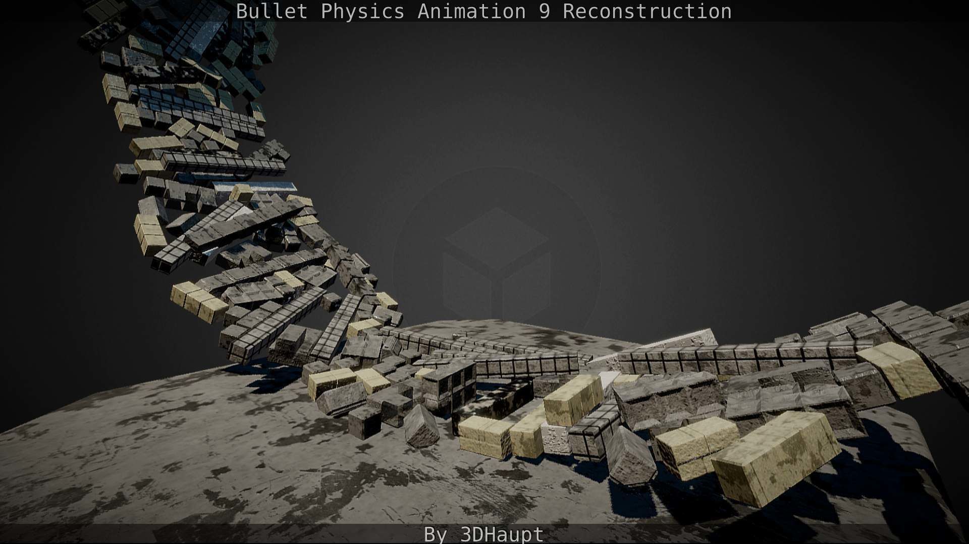 Bullet Physics Animation Reconstruction Free low-poly 3D model_14
