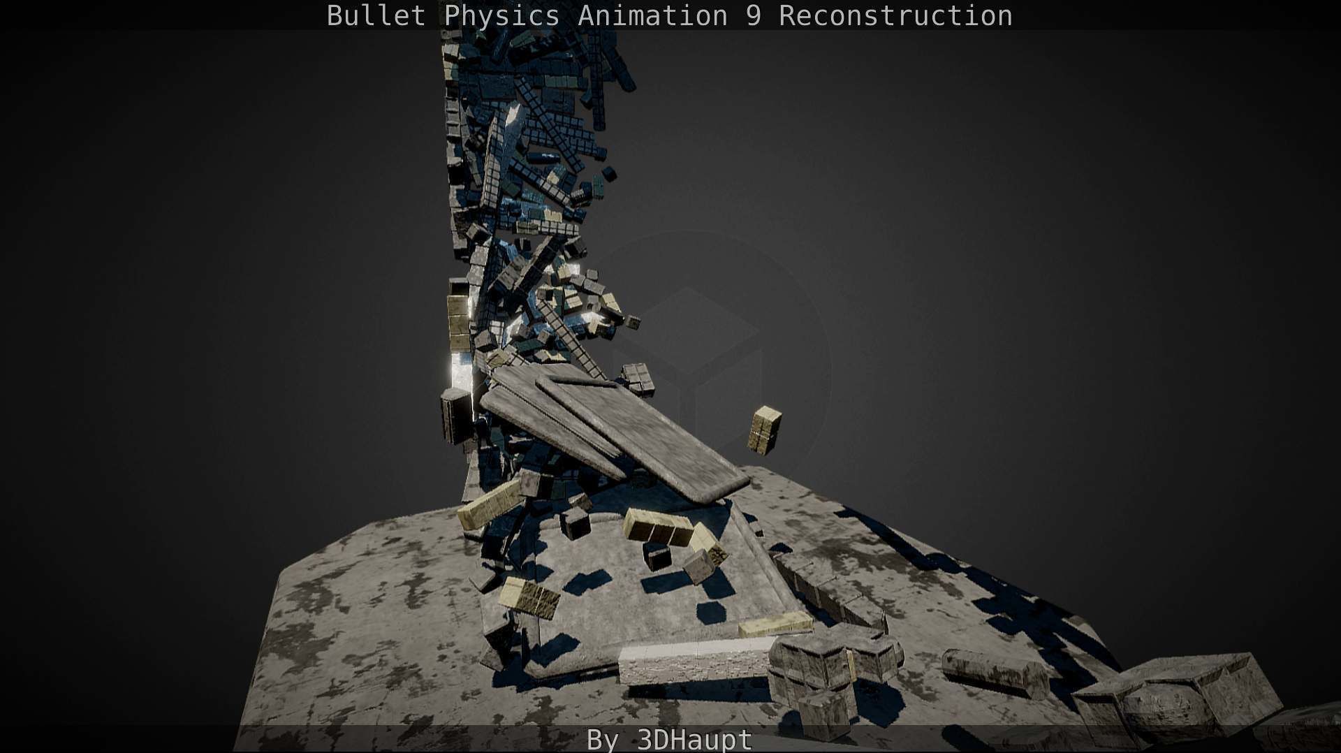 Bullet Physics Animation Reconstruction Free low-poly 3D model_59