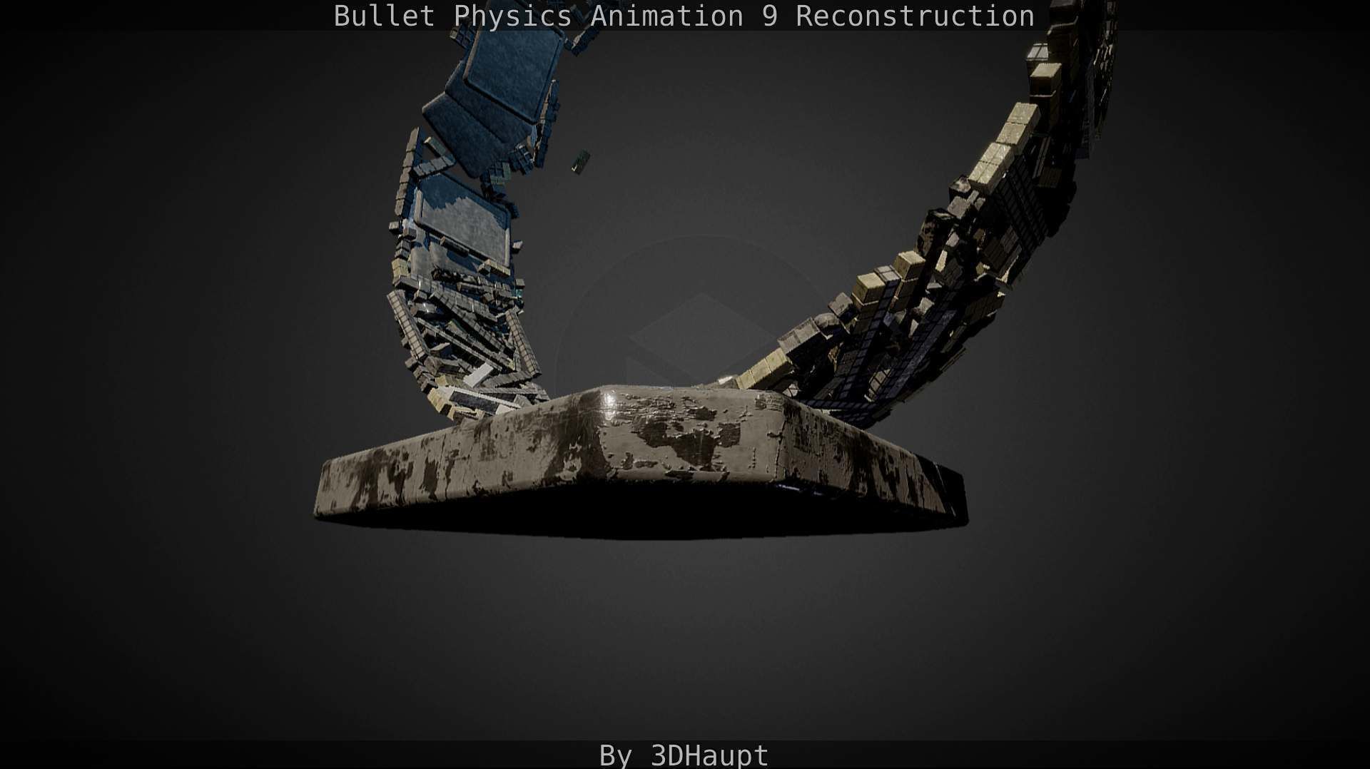 Bullet Physics Animation Reconstruction Free low-poly 3D model_4