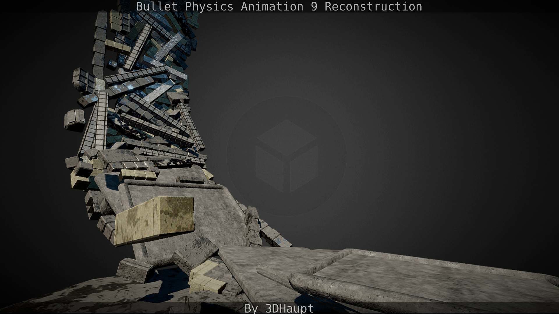 Bullet Physics Animation Reconstruction Free low-poly 3D model_25
