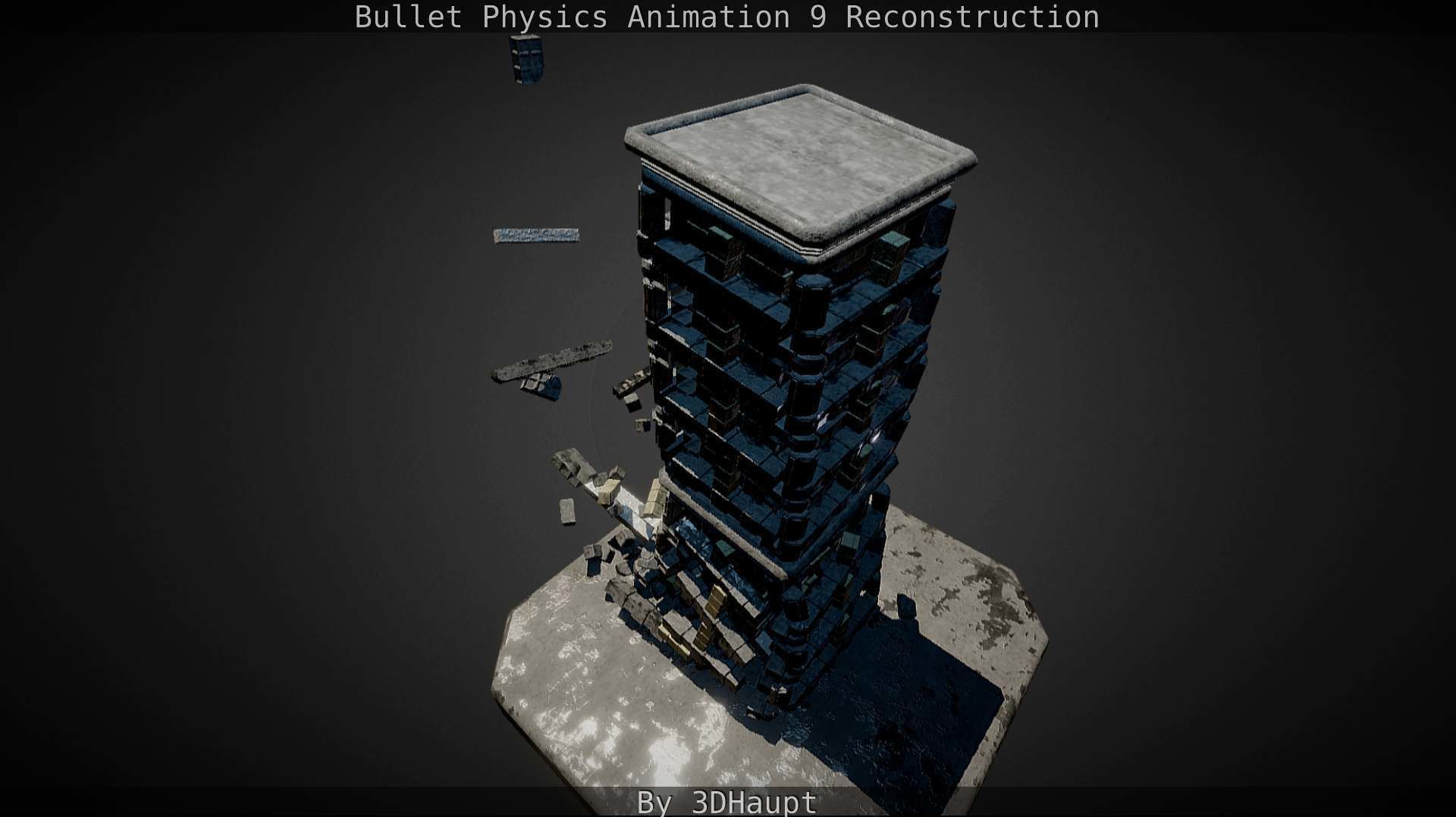 Bullet Physics Animation Reconstruction Free low-poly 3D model_119