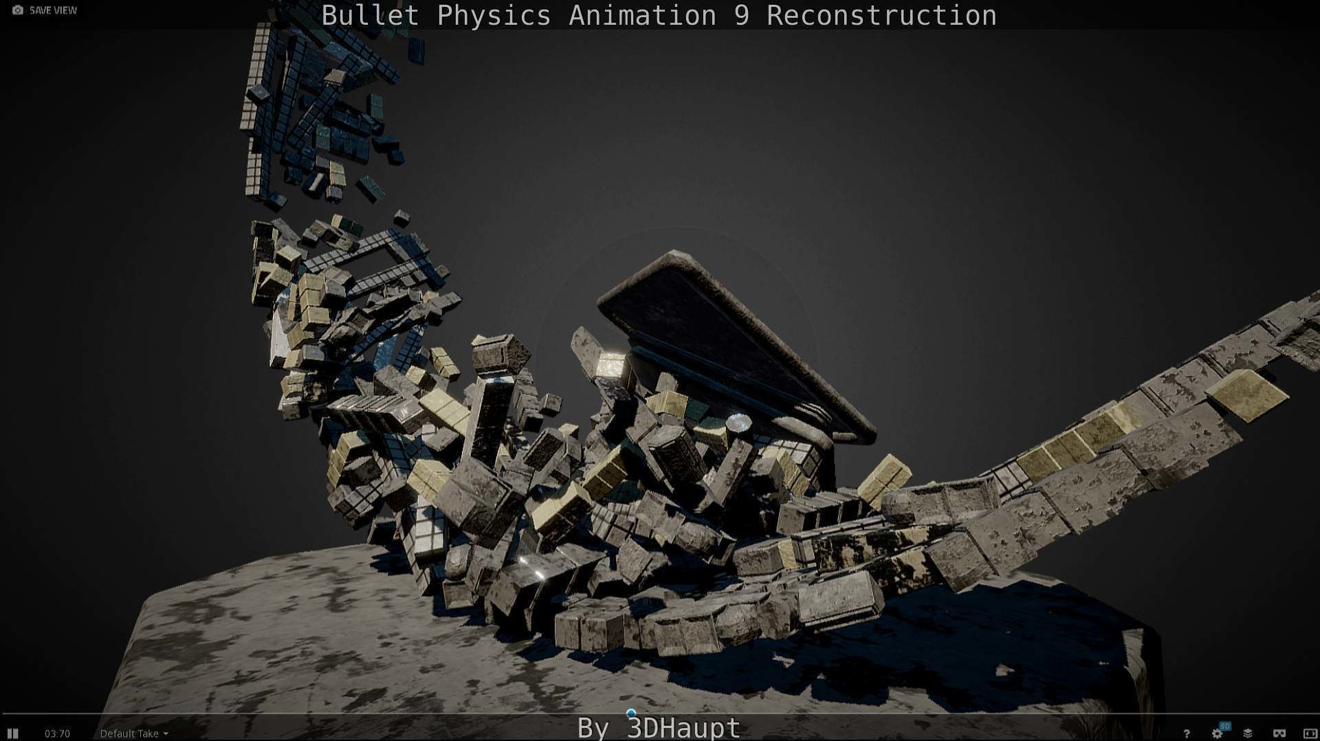 Bullet Physics Animation Reconstruction Free low-poly 3D model_69