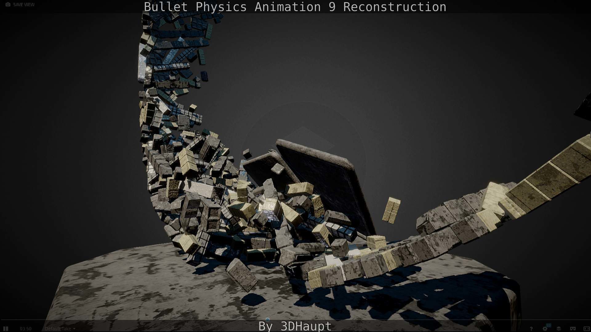 Bullet Physics Animation Reconstruction Free low-poly 3D model_65