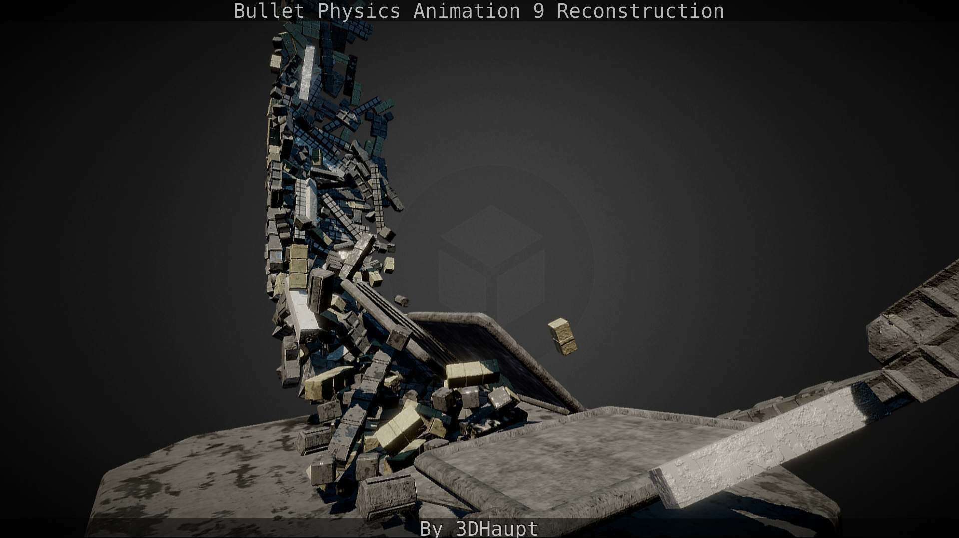 Bullet Physics Animation Reconstruction Free low-poly 3D model_61