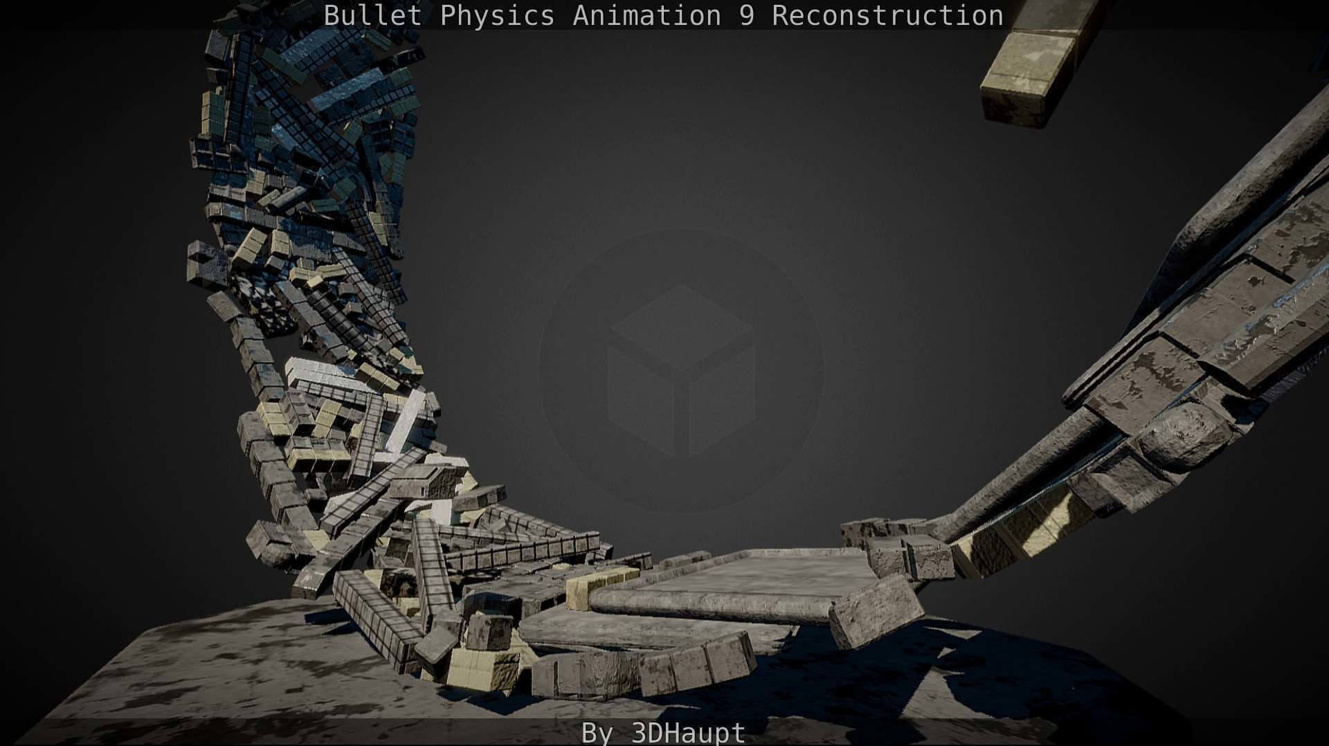 Bullet Physics Animation Reconstruction Free low-poly 3D model_29