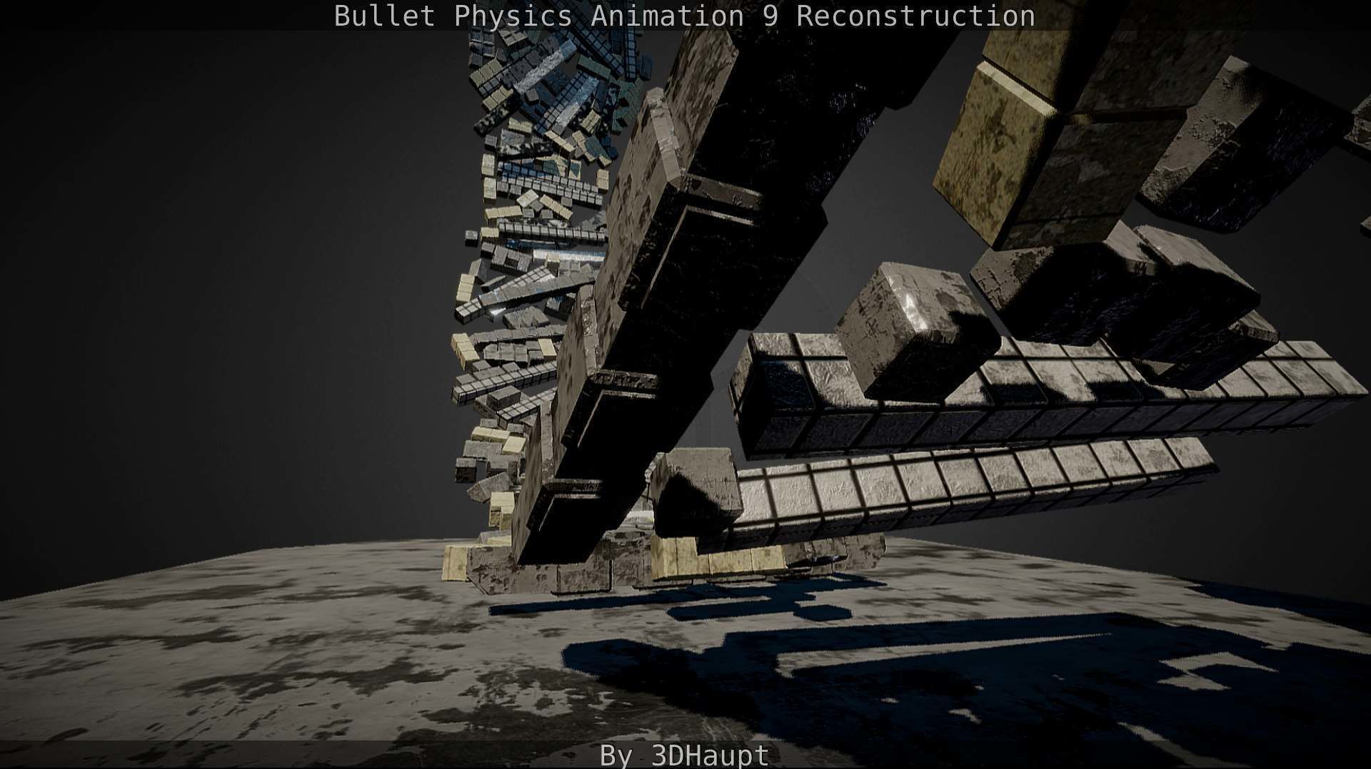 Bullet Physics Animation Reconstruction Free low-poly 3D model_17