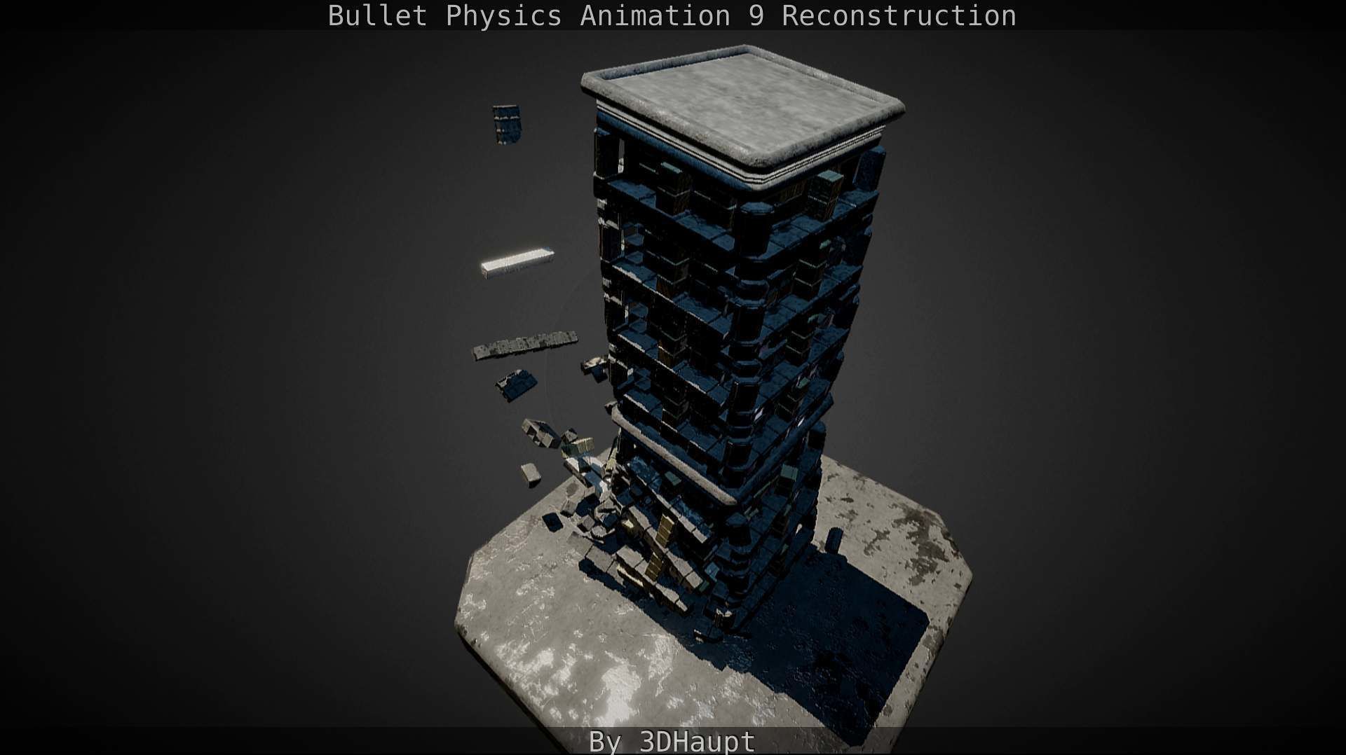 Bullet Physics Animation Reconstruction Free low-poly 3D model_120