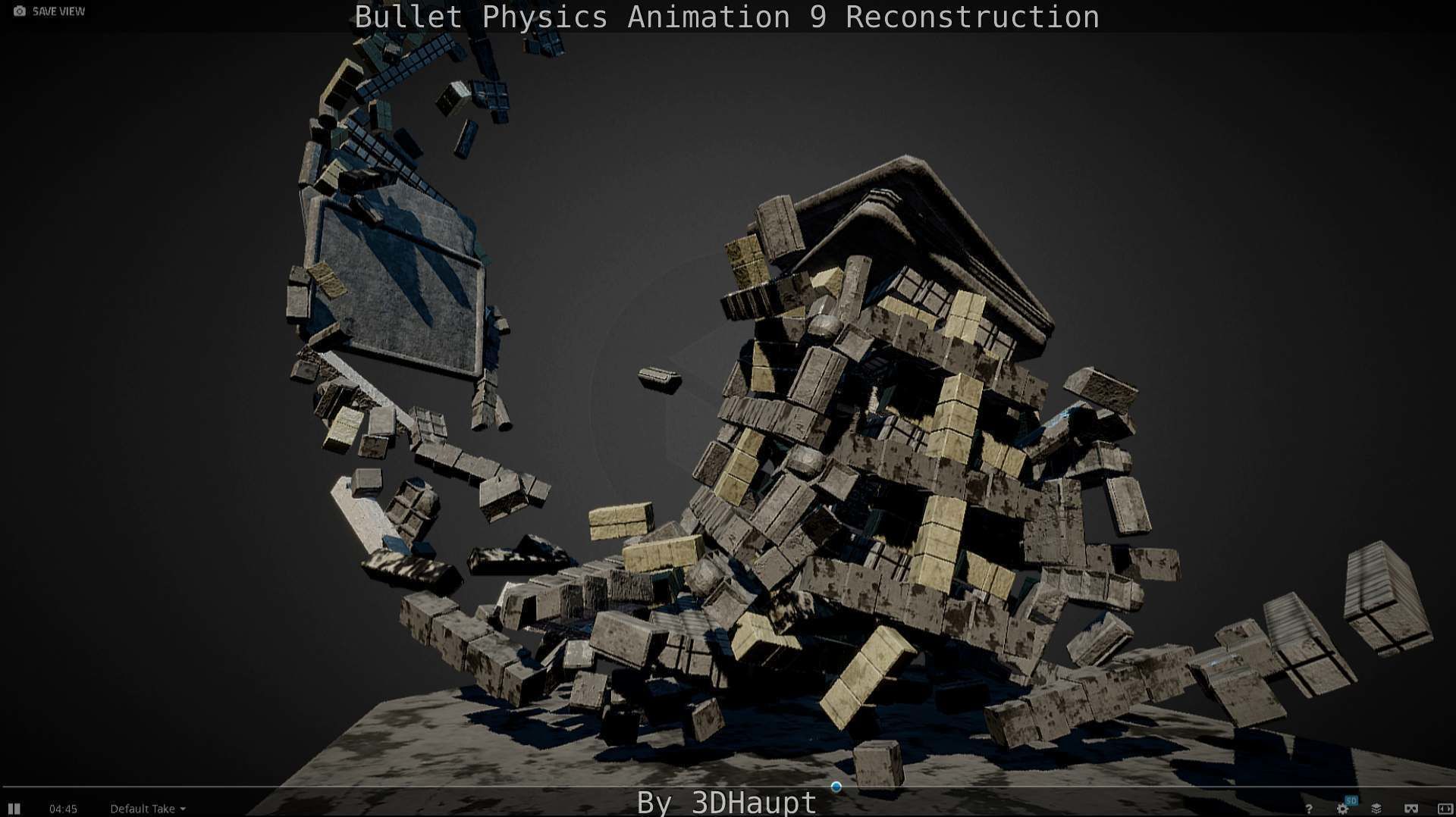 Bullet Physics Animation Reconstruction Free low-poly 3D model_84