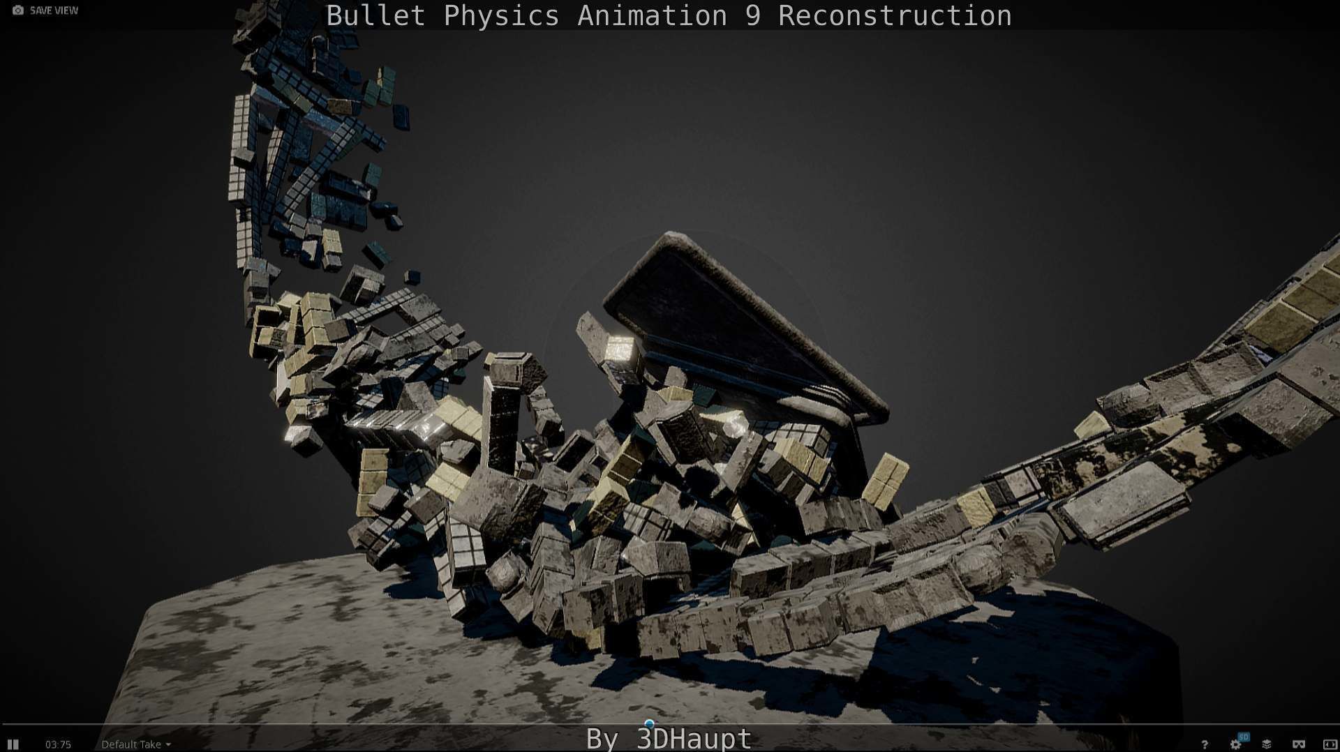 Bullet Physics Animation Reconstruction Free low-poly 3D model_70