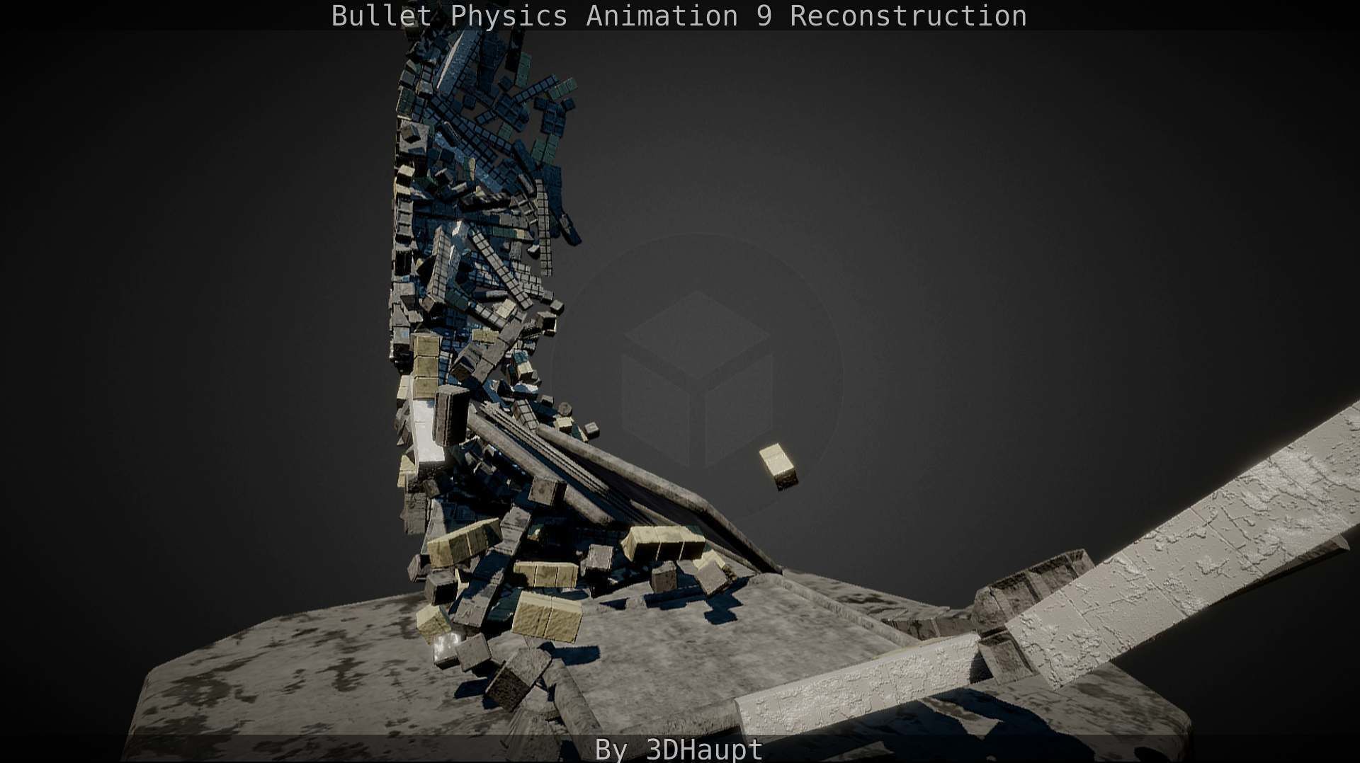 Bullet Physics Animation Reconstruction Free low-poly 3D model_60