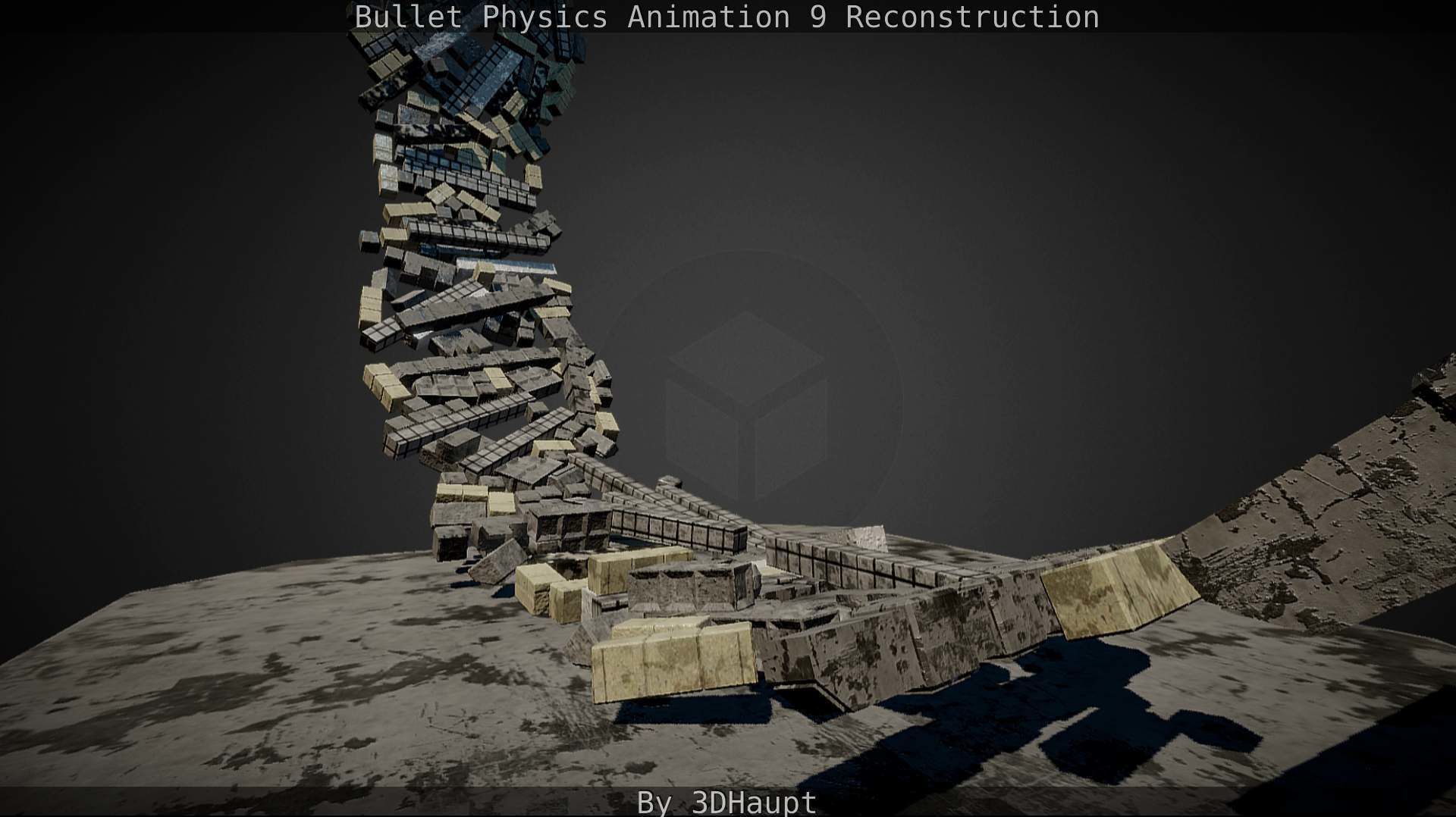 Bullet Physics Animation Reconstruction Free low-poly 3D model_16