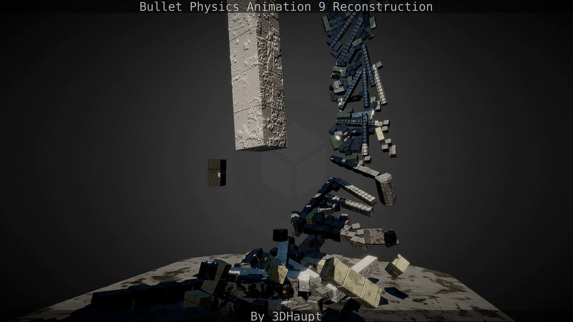 Bullet Physics Animation Reconstruction Free low-poly 3D model_53