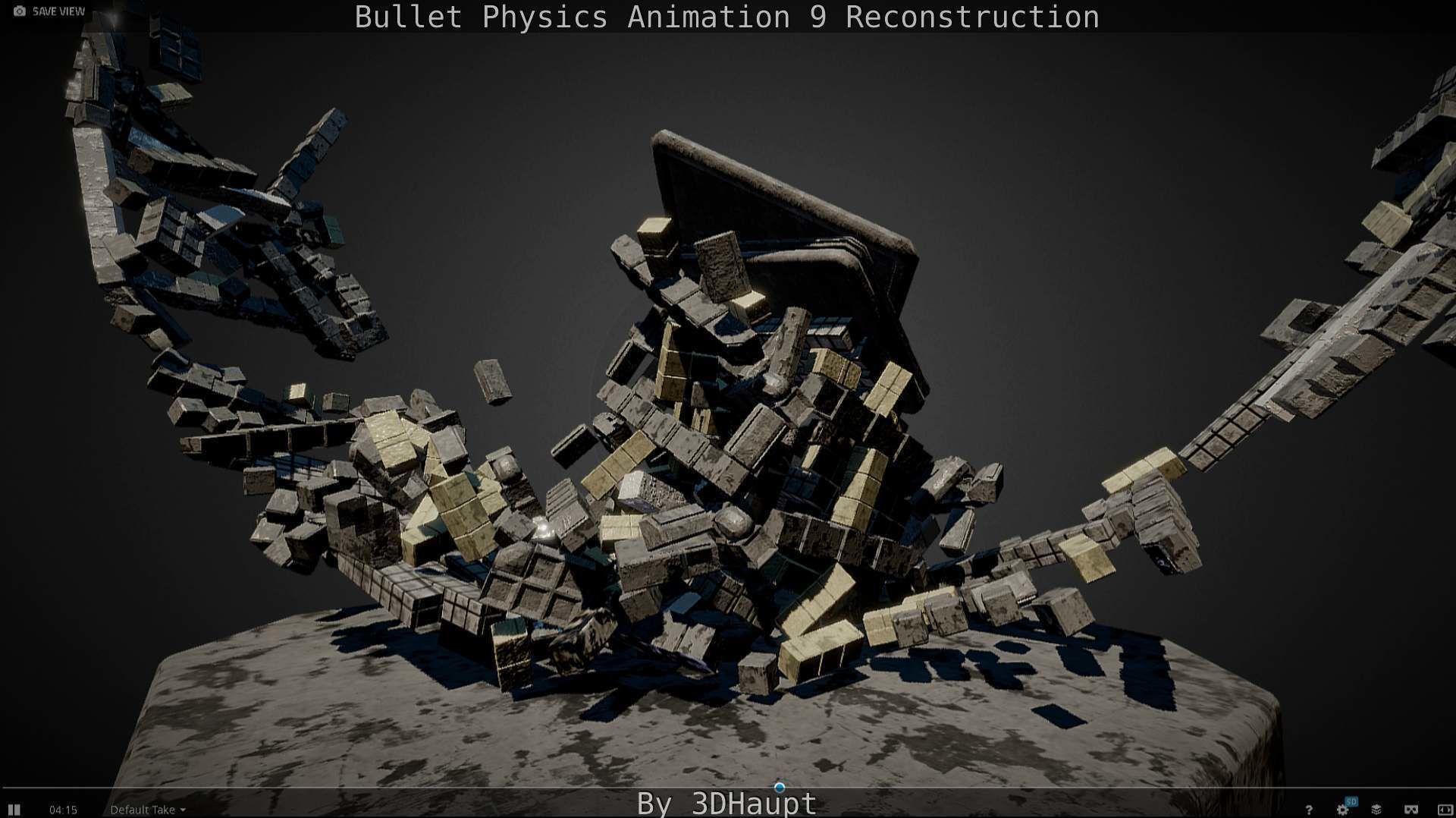Bullet Physics Animation Reconstruction Free low-poly 3D model_78