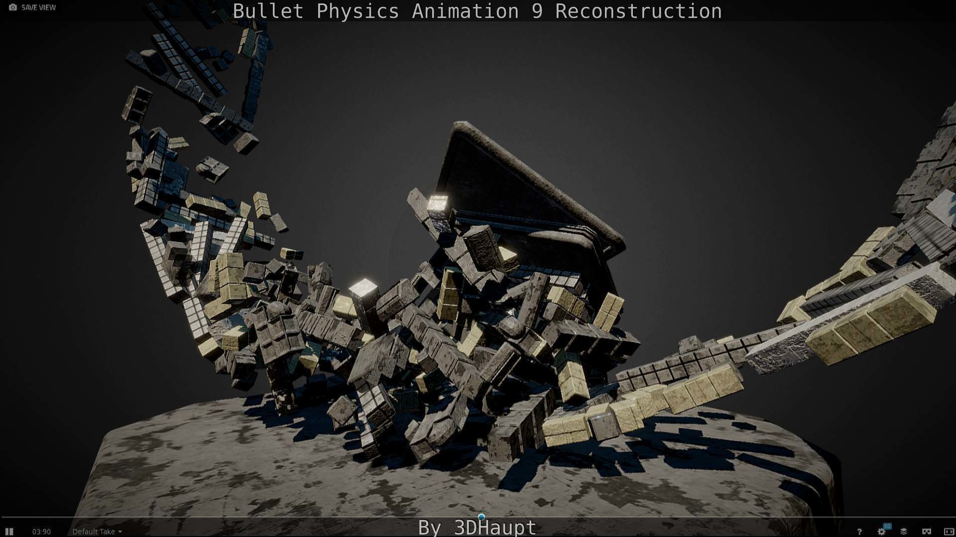 Bullet Physics Animation Reconstruction Free low-poly 3D model_73