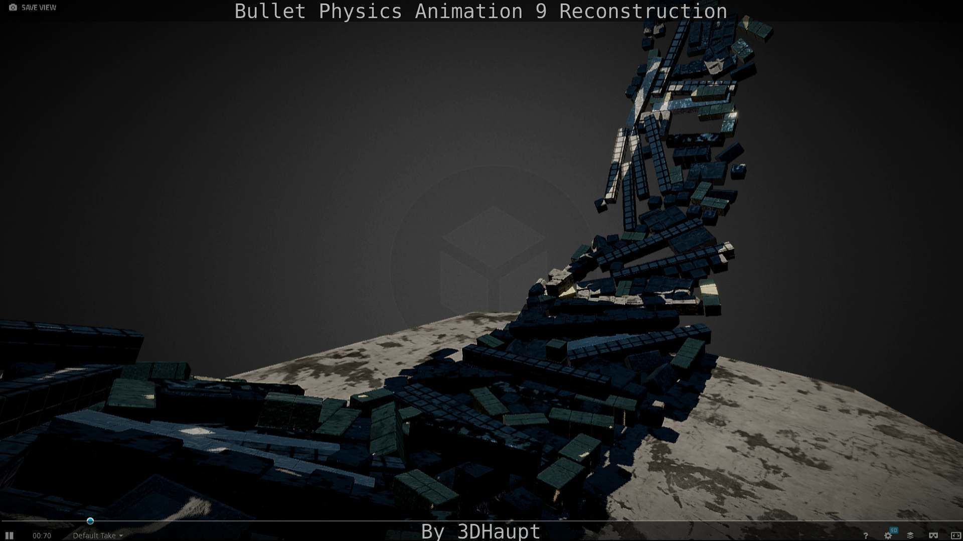 Bullet Physics Animation Reconstruction Free low-poly 3D model_9