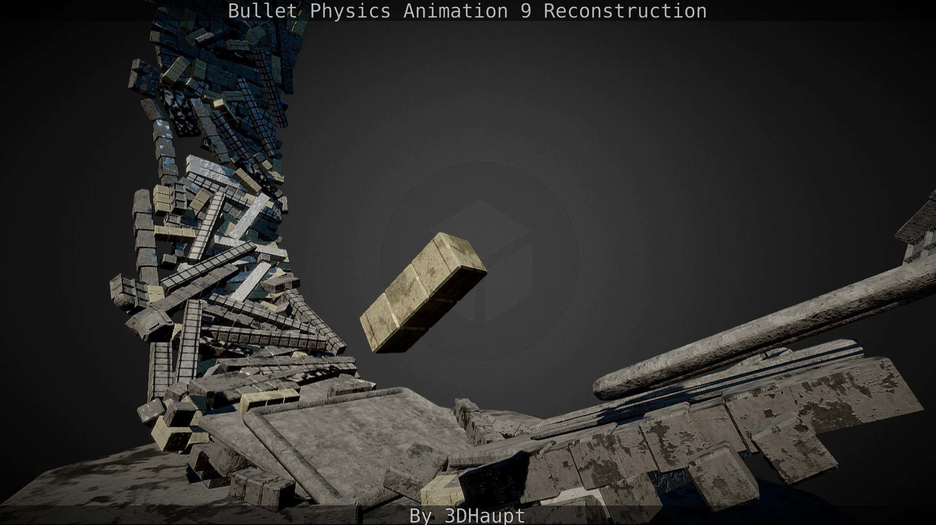 Bullet Physics Animation Reconstruction Free low-poly 3D model_27