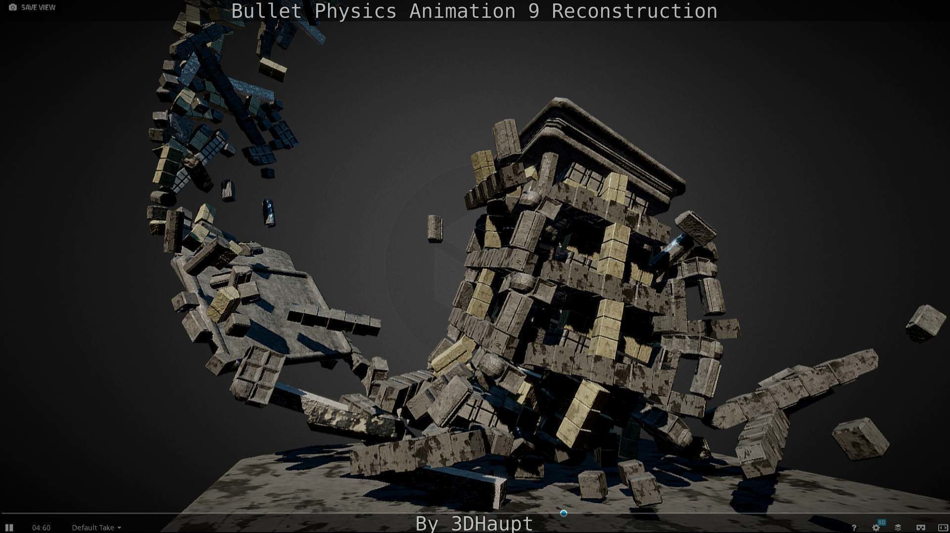 Bullet Physics Animation Reconstruction Free low-poly 3D model_87