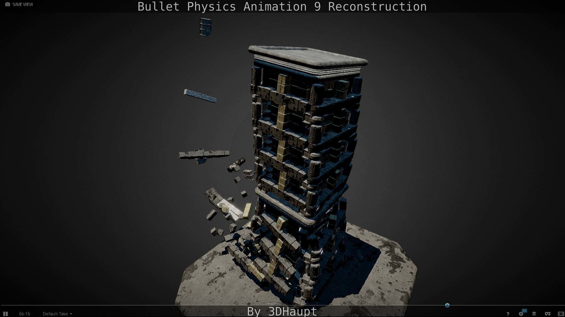 Bullet Physics Animation Reconstruction Free low-poly 3D model_118