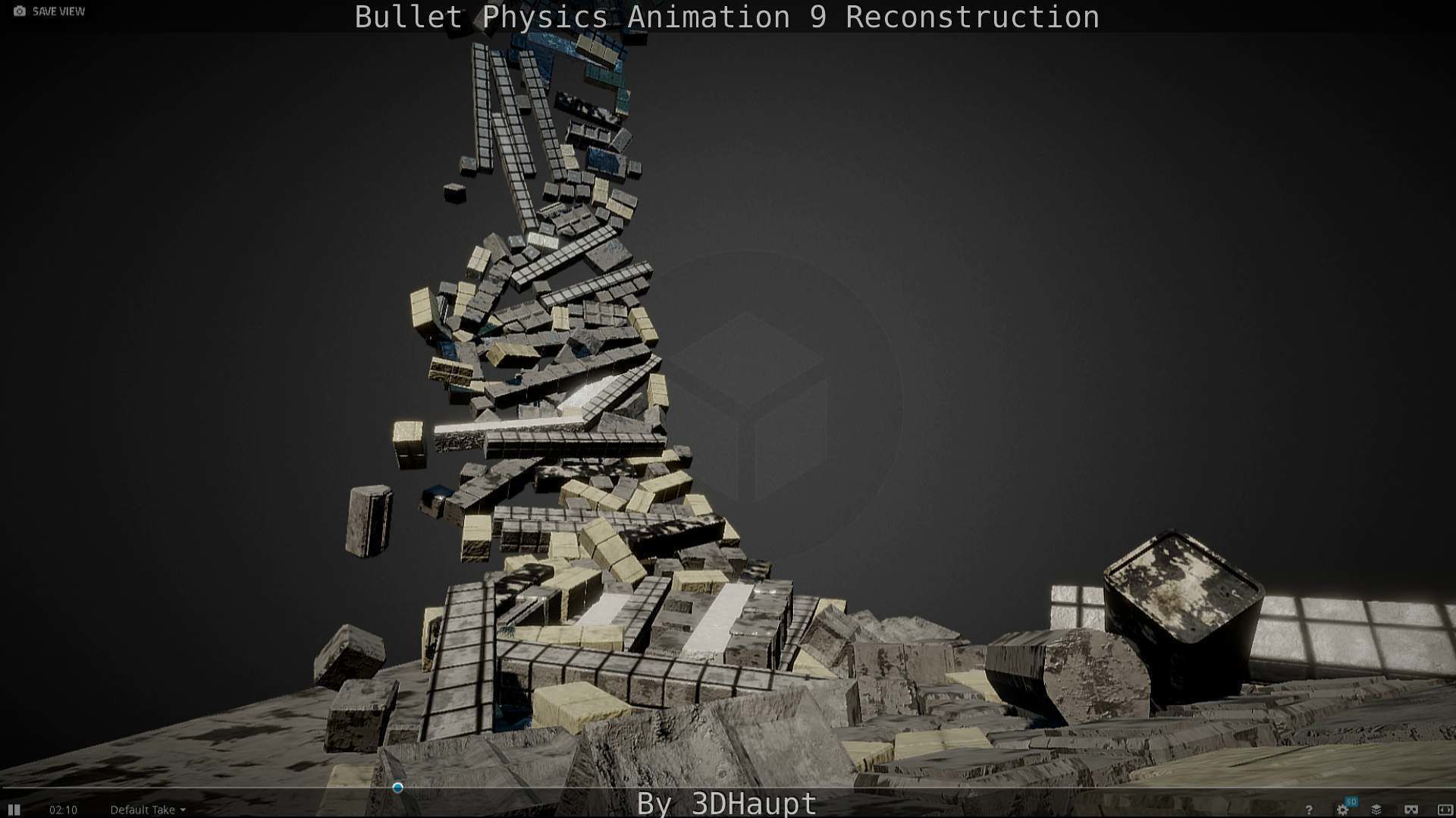 Bullet Physics Animation Reconstruction Free low-poly 3D model_37