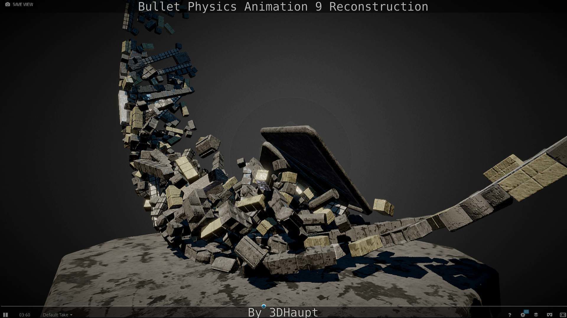 Bullet Physics Animation Reconstruction Free low-poly 3D model_67