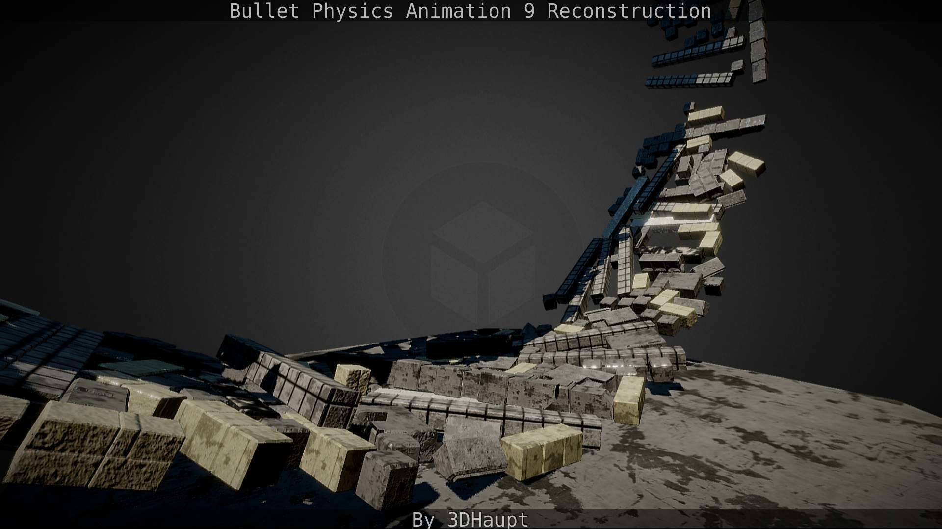 Bullet Physics Animation Reconstruction Free low-poly 3D model_11