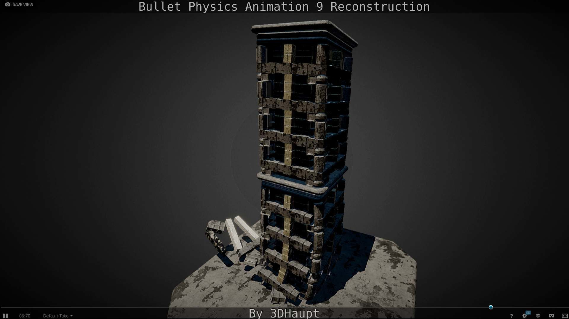 Bullet Physics Animation Reconstruction Free low-poly 3D model_129