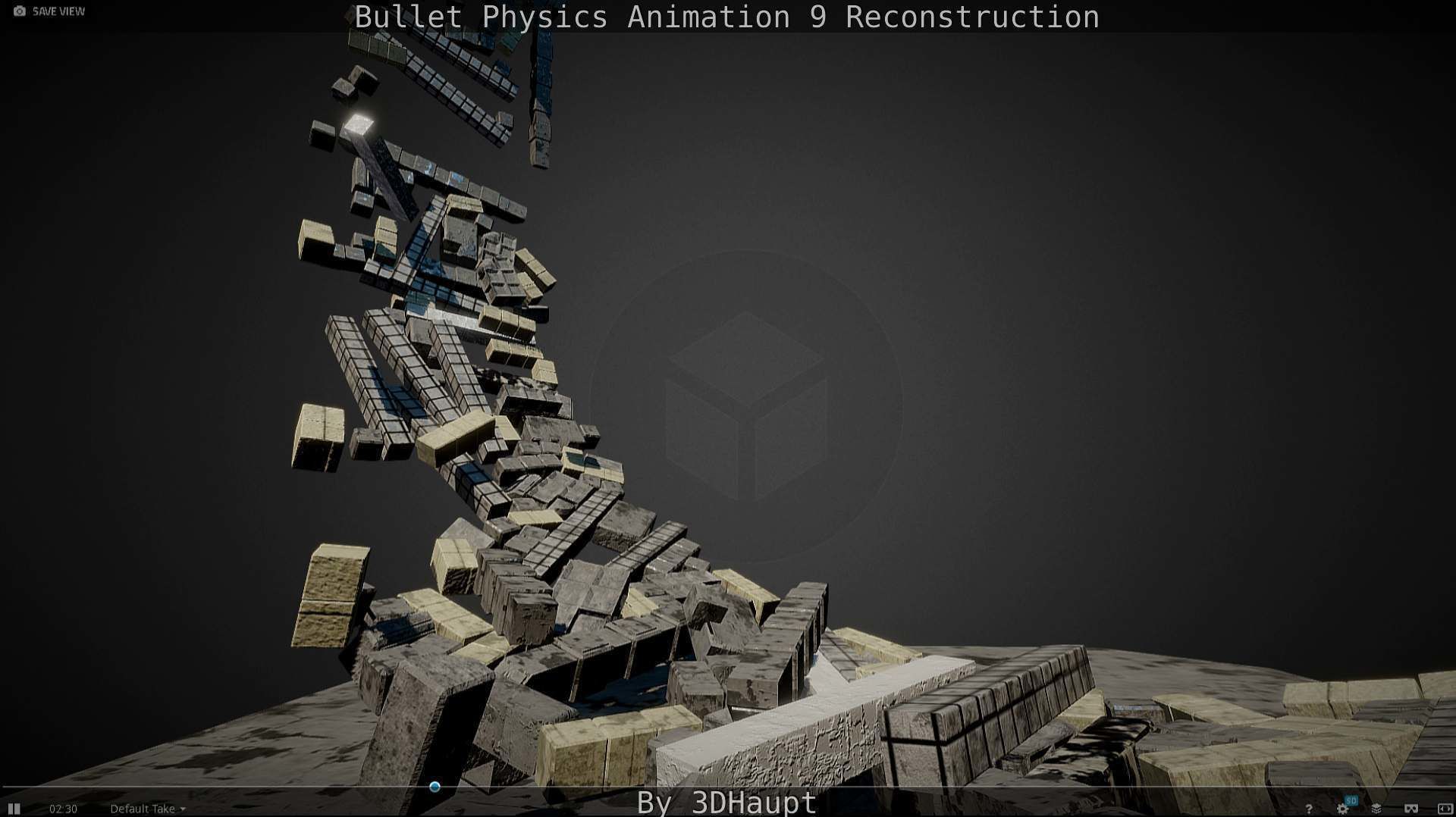 Bullet Physics Animation Reconstruction Free low-poly 3D model_41