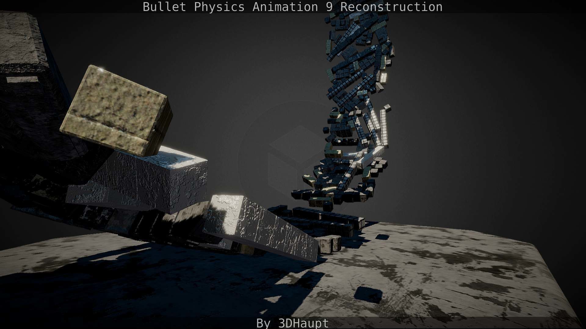 Bullet Physics Animation Reconstruction Free low-poly 3D model_20