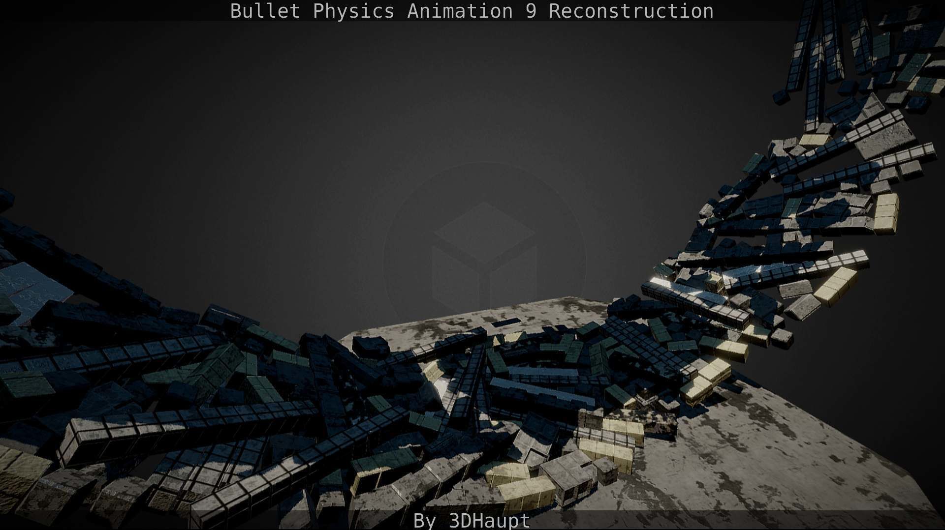 Bullet Physics Animation Reconstruction Free low-poly 3D model_7