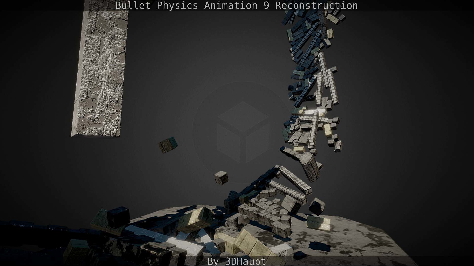 Bullet Physics Animation Reconstruction Free low-poly 3D model_52