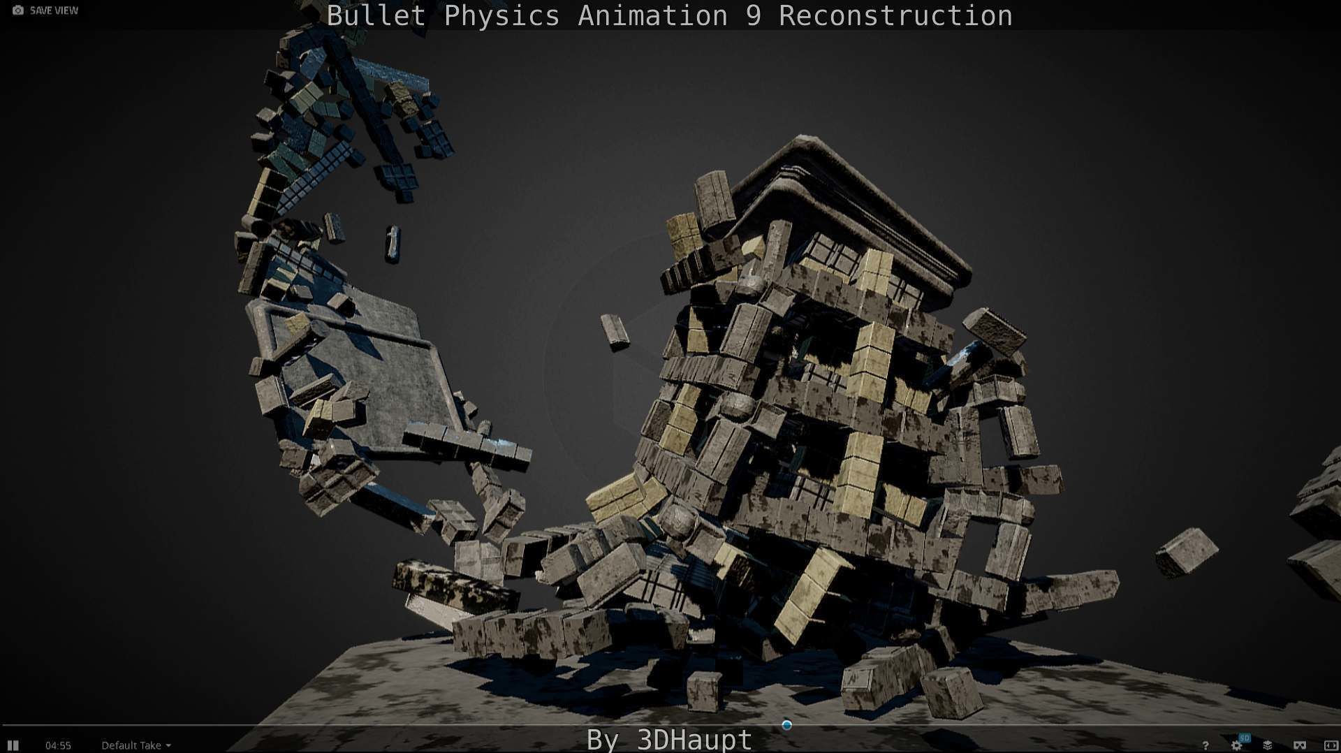 Bullet Physics Animation Reconstruction Free low-poly 3D model_86