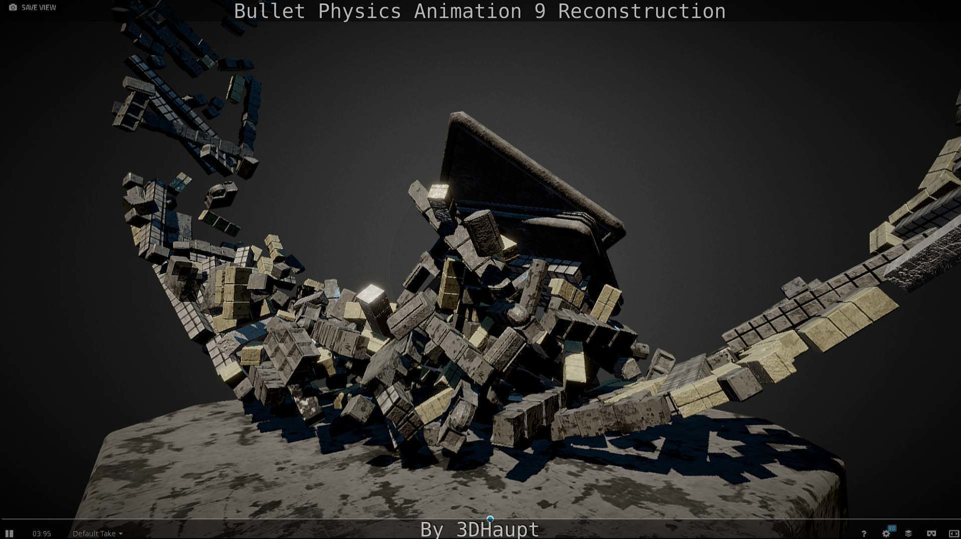 Bullet Physics Animation Reconstruction Free low-poly 3D model_74