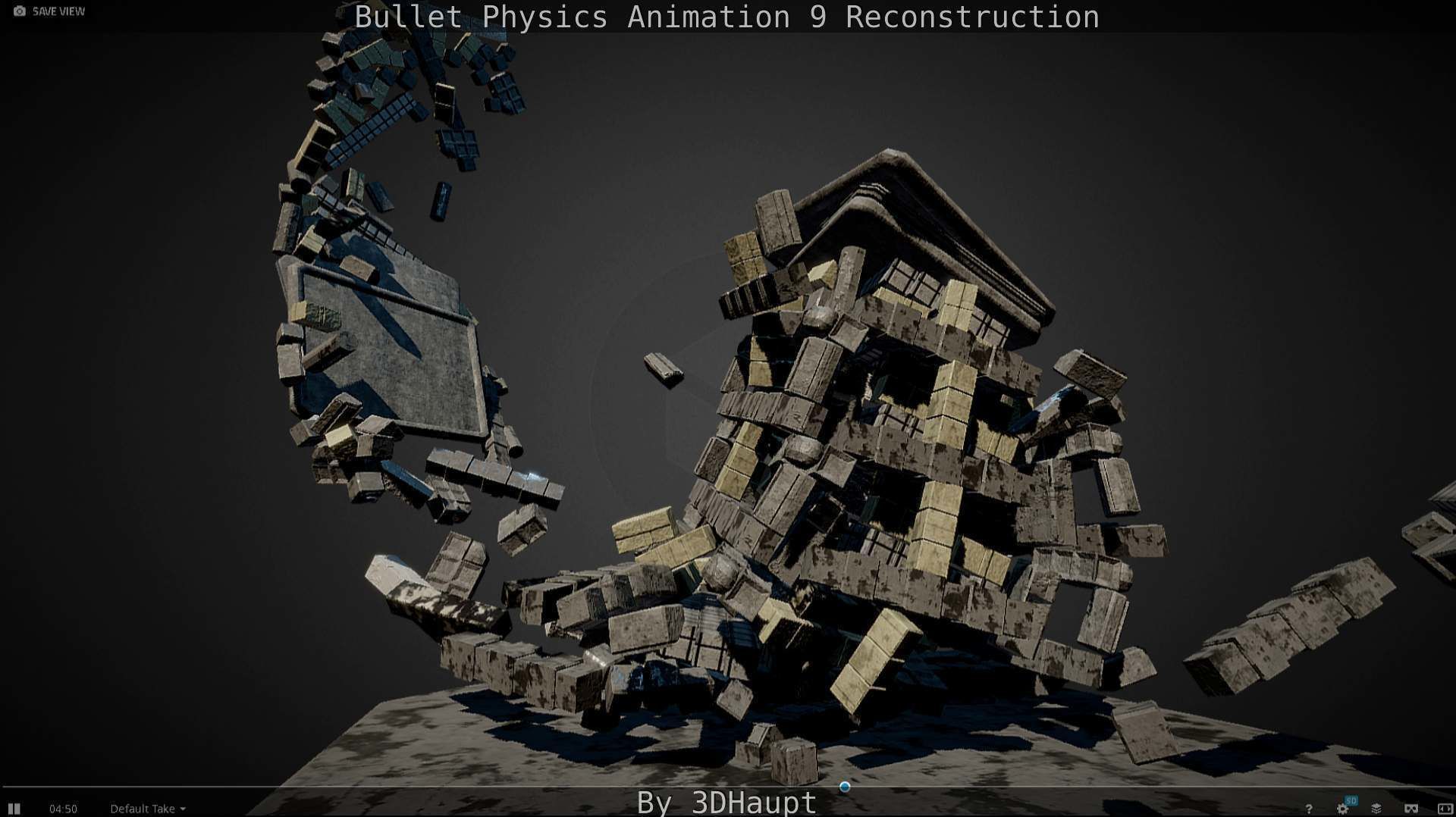 Bullet Physics Animation Reconstruction Free low-poly 3D model_85