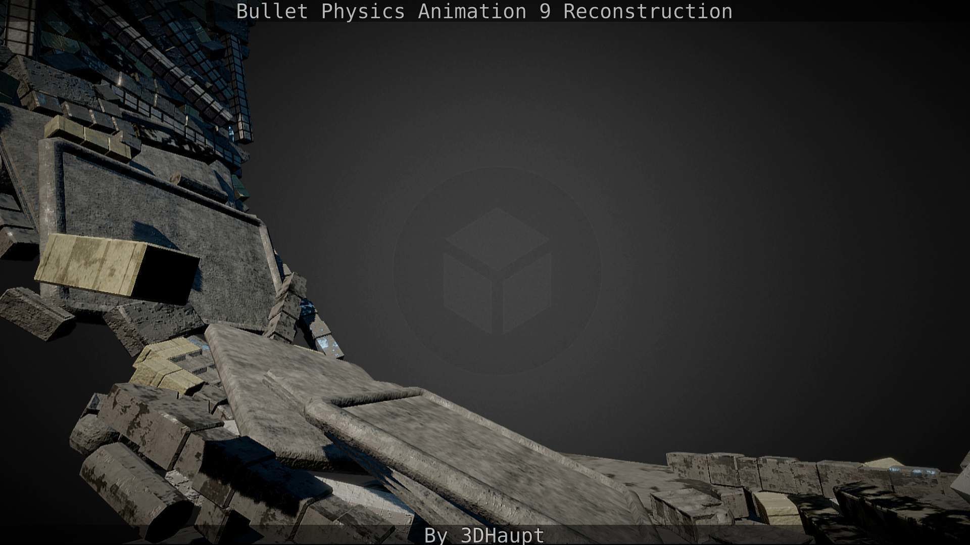 Bullet Physics Animation Reconstruction Free low-poly 3D model_23