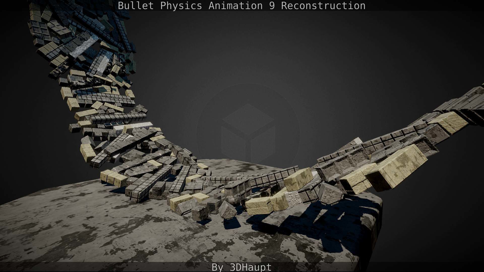 Bullet Physics Animation Reconstruction Free low-poly 3D model_13
