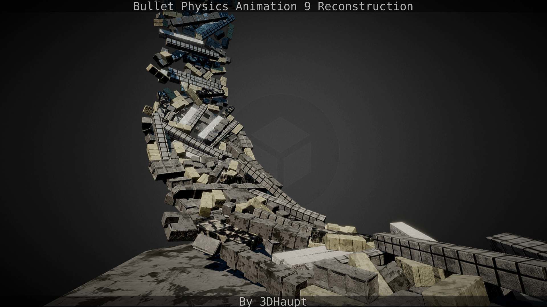 Bullet Physics Animation Reconstruction Free low-poly 3D model_33