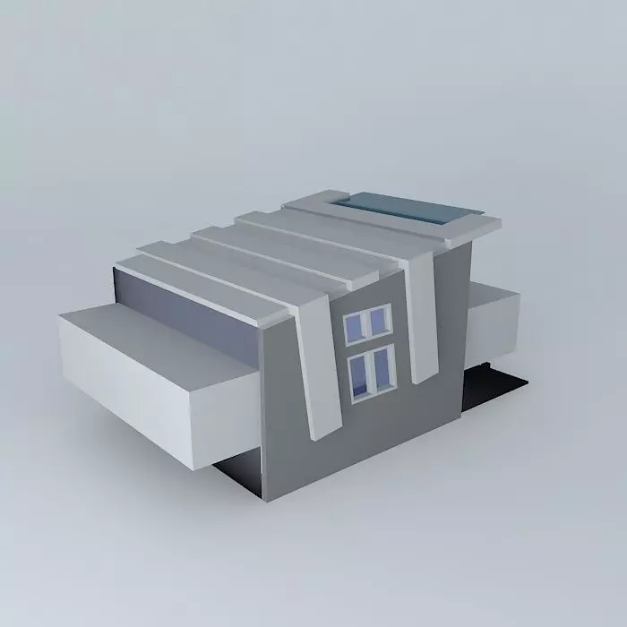 Ghoast exterior Free 3D model_0