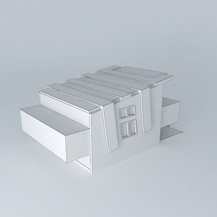 Ghoast exterior Free 3D model_3