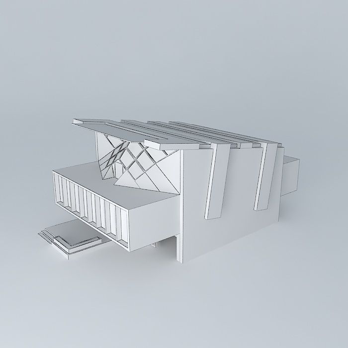 Ghoast exterior Free 3D model_4