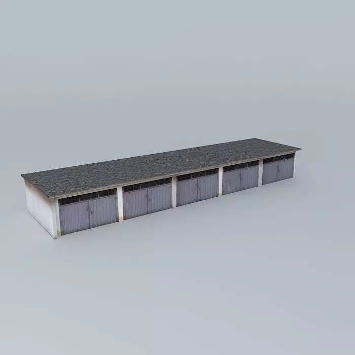 Garages in Mestrovic square V Free 3D model_0
