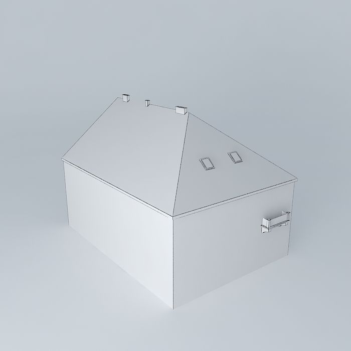 South of Radic and Sakscinski str house of parties Free 3D model_4