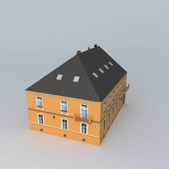 South of Radic and Sakscinski str house of parties Free 3D model_1