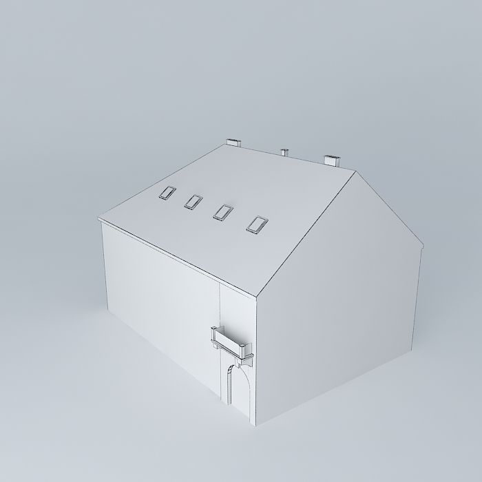 South of Radic and Sakscinski str house of parties Free 3D model_3